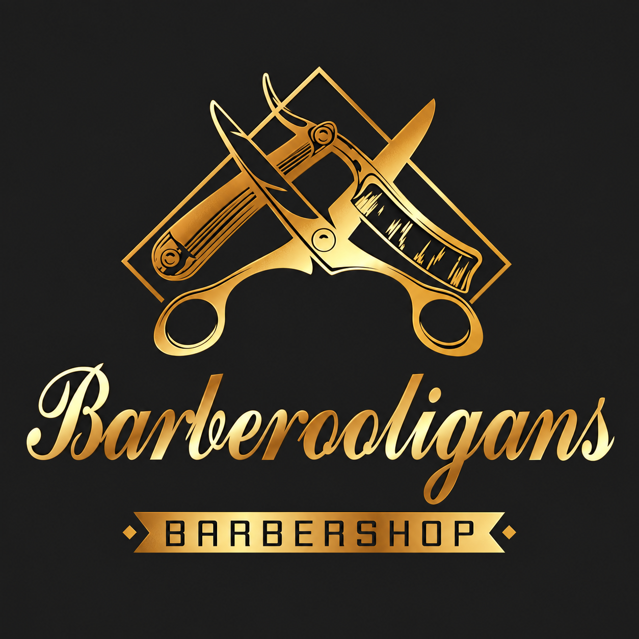Λογότυπο Barberooligans Barbershop