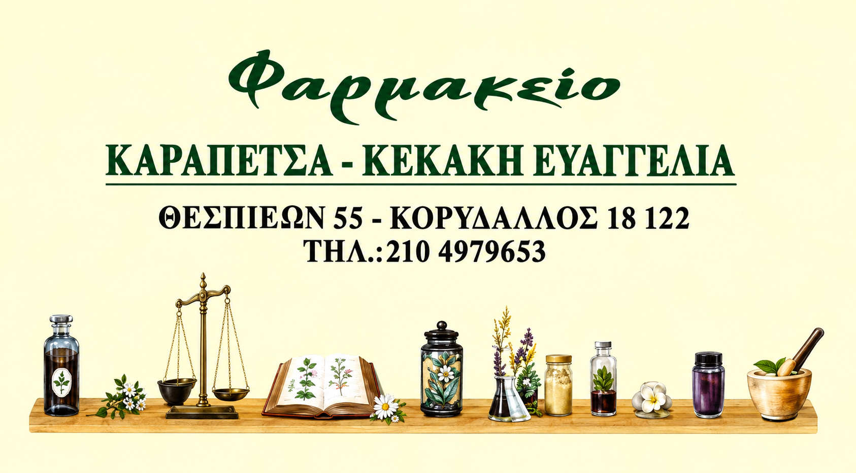 Λογότυπο Φαρμακείου Καραπέτσα Ευαγγελία – Κεκάκης Χρήστος